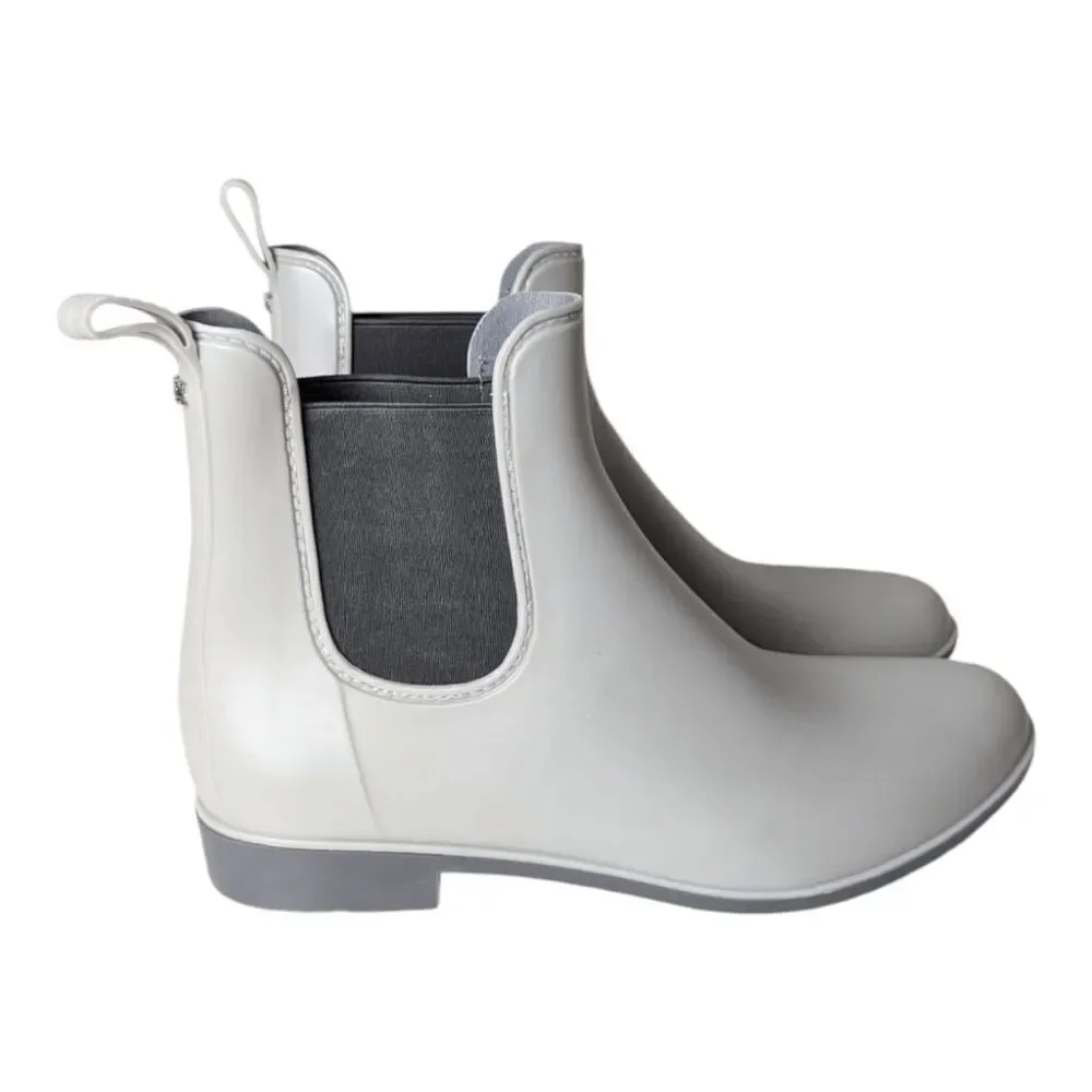 NWD SAM EDELMAN Tinsley Rain Boot In Dove Grey Size 11
